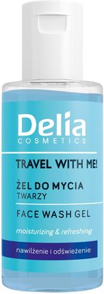 Delia Travel With Me Żel Do Mycia Twarzy 50 ml