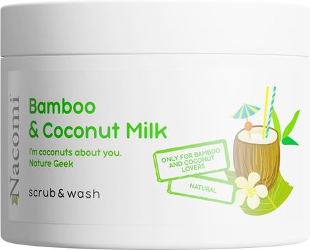 Nacomi Bamboo&Coconut Milk Peeling Do Ciała 100 ml