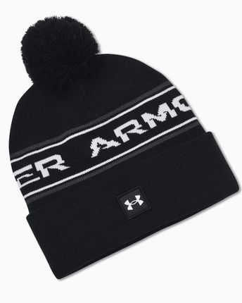 Męska czapka zimowa Under Armour UA Men's Halftime Pom Beanie - czarna