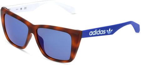 Adidas OR0026 Unisex-Okulary słoneczne Pełna obręcz Kwadrat Tworzywo sztuczne-ramka, hawana