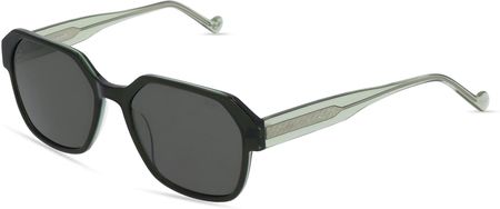 Mini 746011 Unisex-Okulary słoneczne Pełna obręcz Kwadrat Tworzywo sztuczne-ramka, zielony