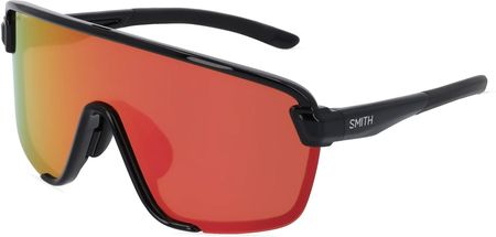 SMITH BOBCAT Unisex-Okulary słoneczne Pełna obręcz Szyba mono Tworzywo sztuczne-ramka, czarny