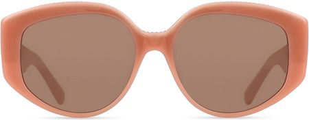STELLA MCCARTNEY SC40029I Panie-Okulary słoneczne Pełna obręcz Motyl Bio-octan-ramka, pomarańczowy - zdjęcie 2