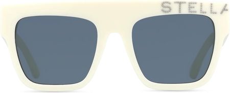 STELLA MCCARTNEY SC40032I Panie-Okulary słoneczne Pełna obręcz Kwadrat Bio-octan-ramka, beżowy - zdjęcie 2