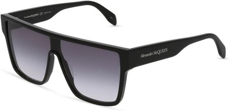 Alexander McQueen AM0354S Mężczyźni-Okulary słoneczne Pełna obręcz Szyba mono Tworzywo sztuczne-ramka, czarny