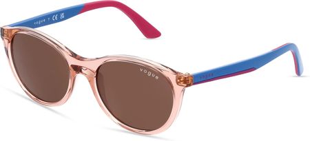 Vogue eyewear VJ2015 Młodzież-Okulary słoneczne Pełna obręcz Owal Tworzywo sztuczne-ramka, różowy