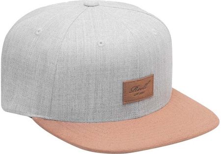 czapka z daszkiem REELL - Suede Cap Heather Light Grey (141) rozmiar: OS