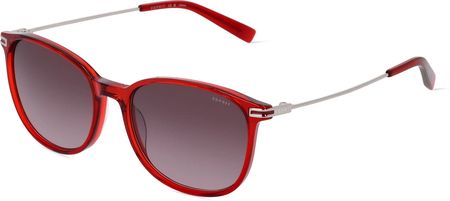 ESPRIT 40070 Panie-Okulary słoneczne Pełna obręcz Motyl Tworzywo sztuczne-ramka, czerwony