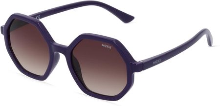 MEXX EYES 5241 Młodzież-Okulary słoneczne Pełna obręcz Ośmiokątny Tworzywo sztuczne-ramka, violett