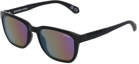 SUPERDRY 5003 Unisex-Okulary słoneczne Pełna obręcz Kwadrat Tworzywo sztuczne-ramka, czarny