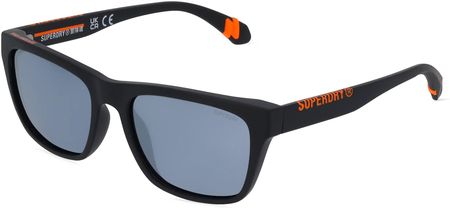 SUPERDRY 5009 Unisex-Okulary słoneczne Pełna obręcz Kwadrat Tworzywo sztuczne-ramka, czarny