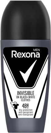 Rexona Men Invisible Black&White Antyperspirant Roll-on 50 ml