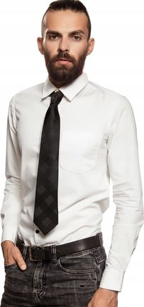 Klasyczny krawat męski elegancki z motywem