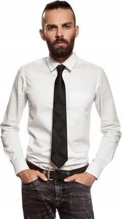 Klasyczny krawat męski elegancki z motywem
