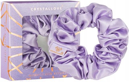Crystallove Beauty Collection Gumka Do Włosów Z Jedwabiu – Lilac 1 Szt.