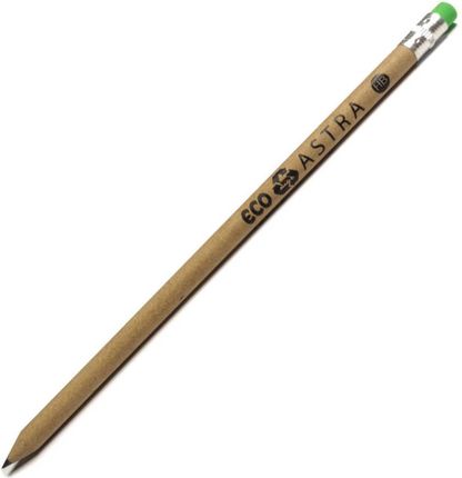 Astra Ołówek Z Papieru Kraftowego Gumką Eco