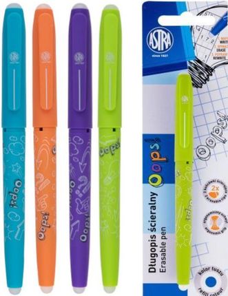 Astra Długopis Ścieralny Oops! Mix Kolorów