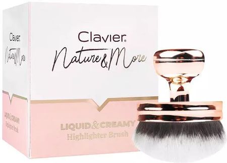 Clavier Nature & More Liquid & Creamy Pędzel Do Rozświetlacza Na Mokro