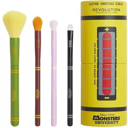 Makeup Revolution X Monsters University Zestaw Pędzli Do Makijażu + Etui