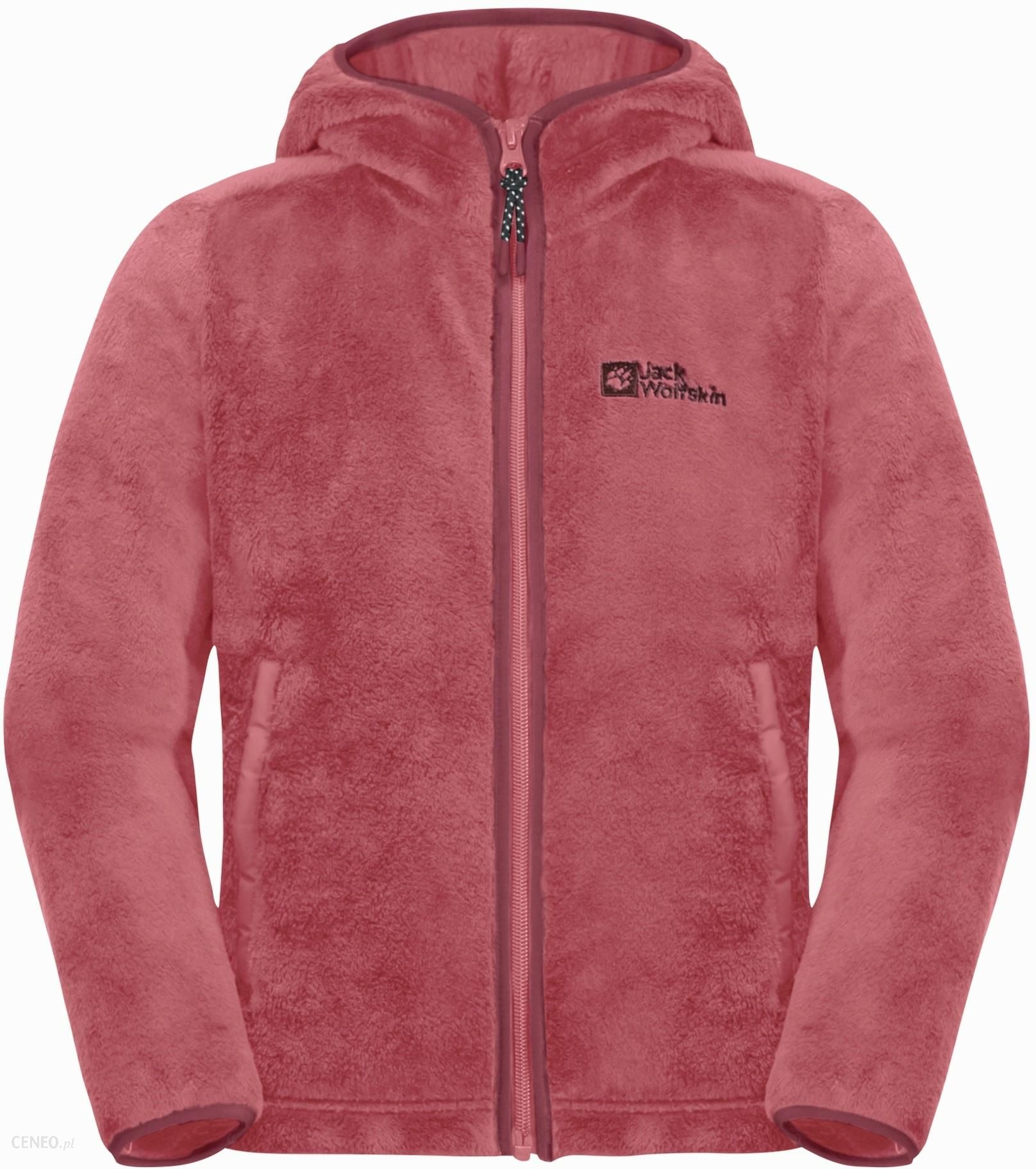 Dziewczęca kurtka polarowa Jack Wolfskin soft JACKET opinie NEPALI pink Ceny - G i