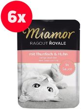 Miamor Ragout Royal Tuńczyk I Kurczak W Sosie 6x100g