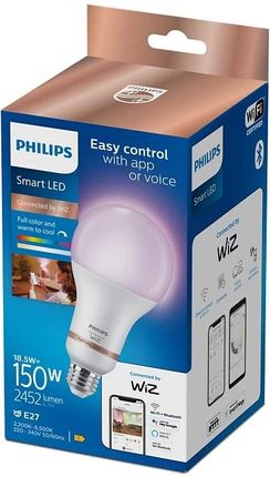 Philips Smart LED Żarówka E27 A80 18,5 W (150 W), kolorowe światło (929003500021)