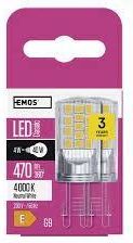 Emos Żarówka Led Cls Jc 4W(40W) 470Lm G9 Nw 2Pc (1525736408)