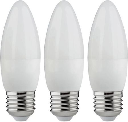 Diall Żarówka Led C35 E27 470 Lm 4000 K 3 Szt.