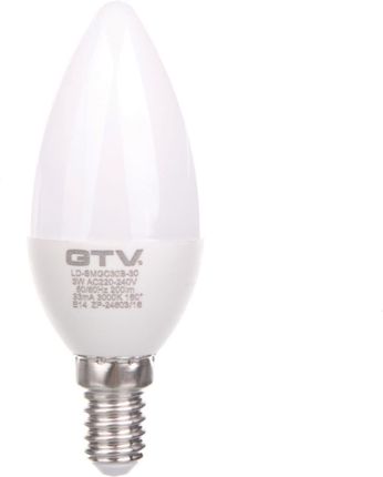 Gtv Żarówka Led E14 3W 200Lm 3000K Świeczka Ld-Smgc30B-30 (Ldsmgc30B30)