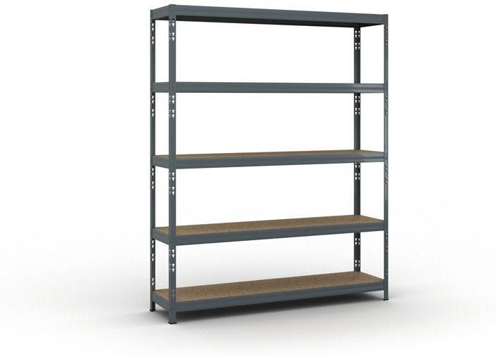 Regał magazynowy Regał Półkowy 1966X1600X400 Mm, Nośność 350 Kg, 1+1 ...
