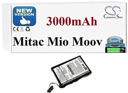 Powersmart Mitac Mio Moov S500 S556 Spirit 3000Mah MZ424