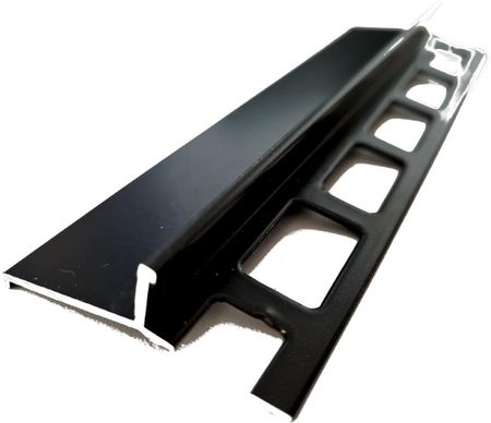 Emaga Profil Aluminiowy Balkonowy 44mm 3M Okapnik Lakierowany Czarny AOKCZARNY3M