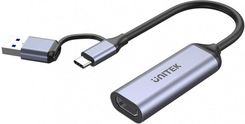 Zdjęcie Unitek Grabber video USB-C/A, 4K HDMI 1.4b (V1167A) - Stopnica