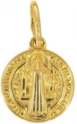 Złoty medalik Św. Benedykta ME.00301 pr.585