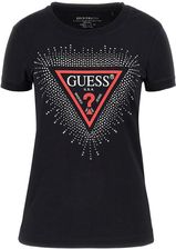Damska Koszulka z krótkim rękawem Guess SS CN Star Triangle Tee W3Bi55J1314-Jblk – Czarny