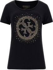 Damska Koszulka z krótkim rękawem Guess SS CN 4G Logo Tee W3Bi45J1314-Jblk – Czarny