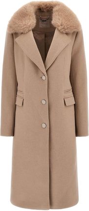 Damski płaszcz Guess New Laurence Coat W3Bl20Wfih2-A90F – Beżowy