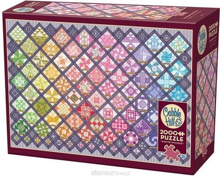 Cobble Hill Puzzle 2000El. Tęczowy patchwork
