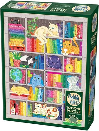 Cobble Hill Puzzle 1000El. Koty i książki