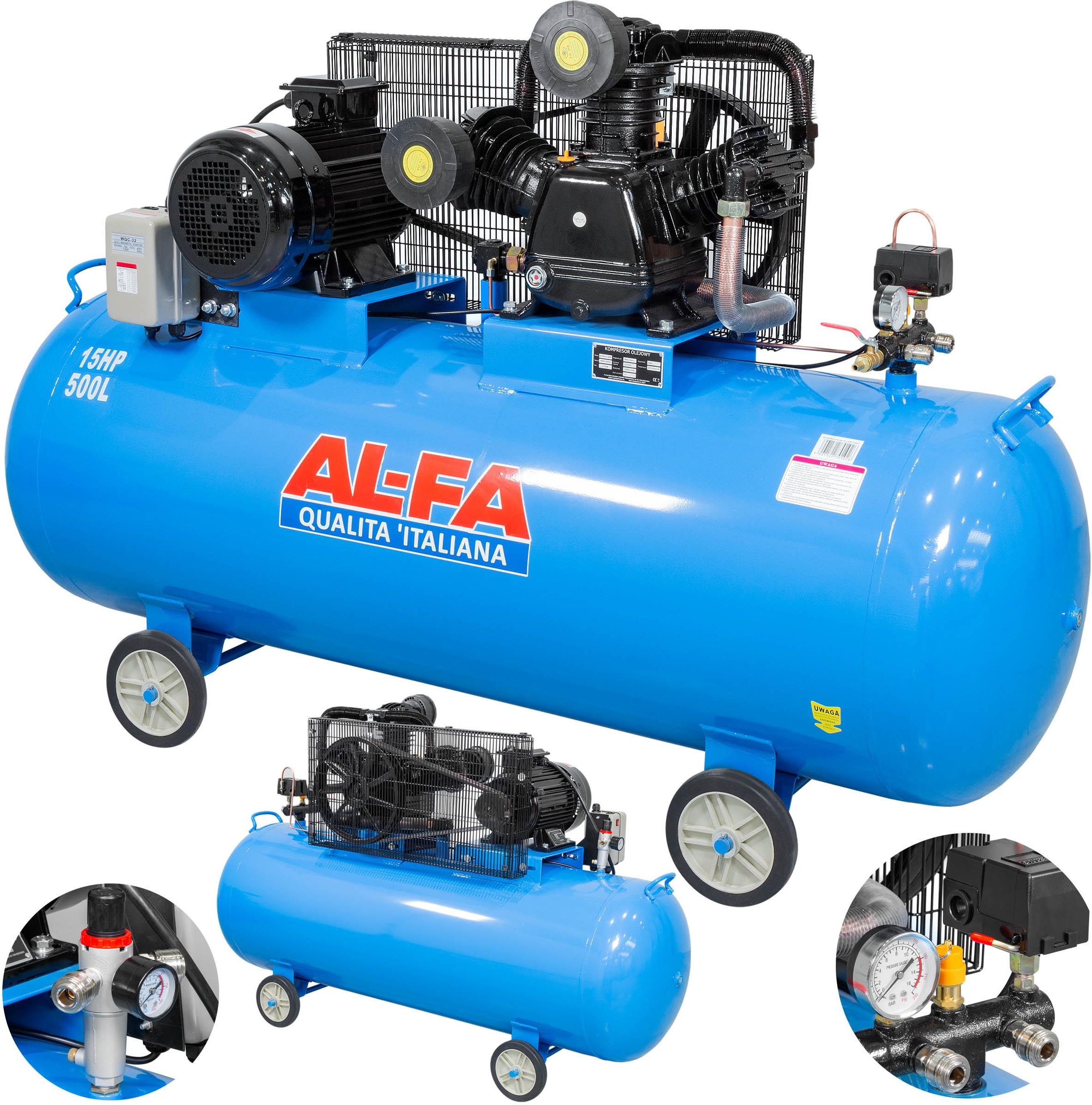 Al-Fa Kompresor Olejowy-Alc500-3/400V ALC5003400V - Opinie i ceny na ...