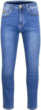 Klasyczne spodnie męskie jeansy niebieskie