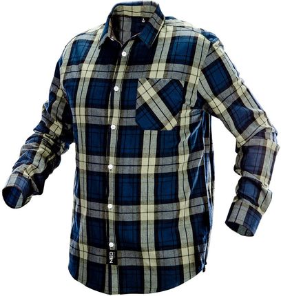 Koszula flanelowa granatowo-oliwkowo-czarna, rozmiar XXL