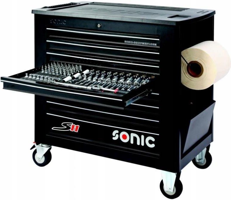 Wózek narzędziowy Sonic Szafka Narzędziowa Wózek 644El 8 Szuflad