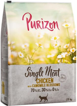 Purizon Single Meat Kurczak Z Kwiatami Rumianku 2,5kg