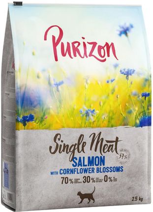 Purizon Single Meat Łosoś Z Kwiatami Chabru 2,5kg