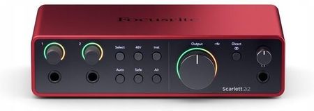 Focusrite Scarlett 2i2 4th Gen - interfejs audio USB - Ceny