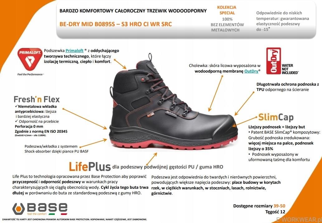 Base Protection Buty Robocze Base B0895 Wodoodpo. Oddychające Ceny i