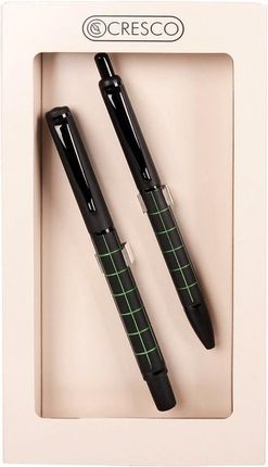 Cresco Pióro + Długopis Dorian W Etui Gb Zielony
