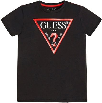 Dziecięca Koszulka z krótkim rękawem Guess SS T-Shirt_Core L73I55K8Hm0-Jblk – Czarny