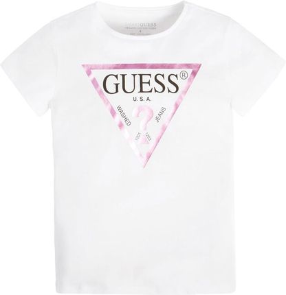 Dziecięca Koszulka z krótkim rękawem Guess SS T-Shirt_Core J73I56K8Hm0-Twht – Biały